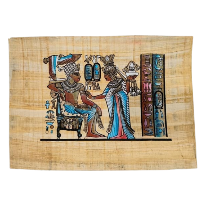 Premium Handmade Egyptian Papyrus Paper Art (31×21cm)
