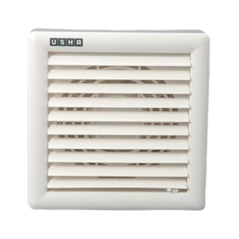 Usha Crisp Air Premia BV 150mm Sweep Size, 8 Inch Duct Size Exhaust Fan (White)