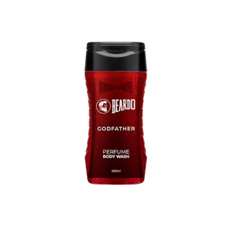 Beardo Godfather Body Wash for Men 200ml | Powerful and Energising bodywash for men |Luxurious lather and Refreshing shower gel |Free of Parabens and Silicon's