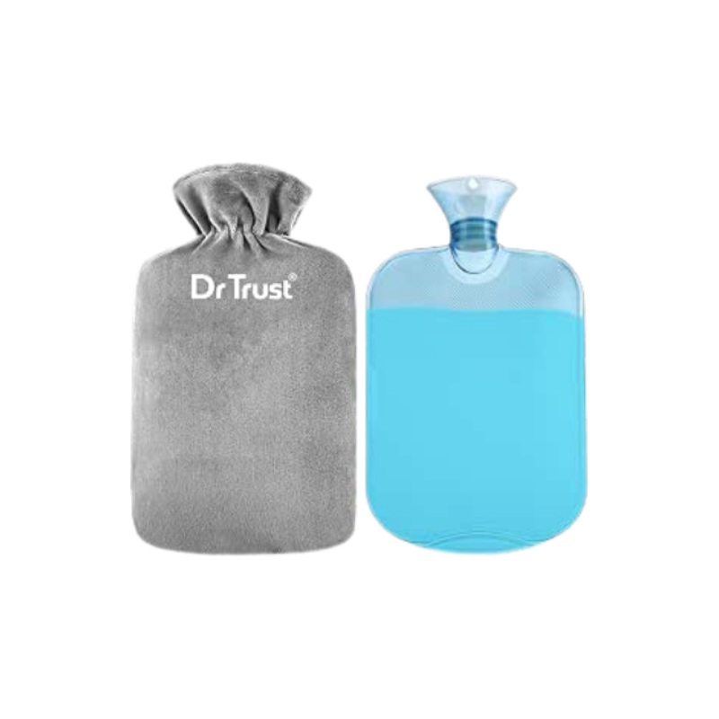 Dr Trust USA 369 Hot Water Bag For Full Body Pain Relief, Period Cramps, Muscle Ache, Hot & Cold Therapy, Non Electric Rubber Bottle, Warm Pack for Muscle Relaxation, Back