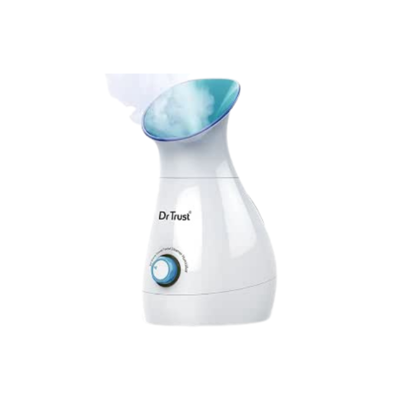 Dr Trust - USA 3-in-1 Nano Ionic Facial Steamer Vaporizer Room Humidifier and Towel Warmer (White)
