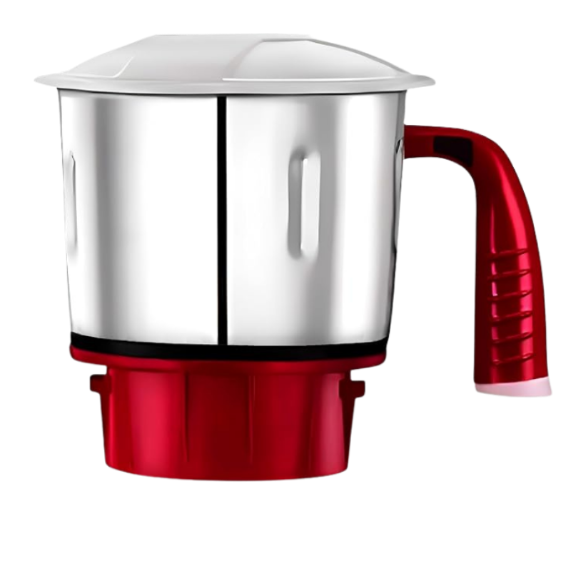 AJS spares- Prestige Chutney Jar for "STYLO, IRIS, TEZ, Perfect, Elegant, Flair, Deluxe VS, Deluxe Plus, Deluxe Total LS, Deluxe LS, Viva, Tulip, Mist, Hero, Popular" Mixer Grinders (Steel) (400 ml)