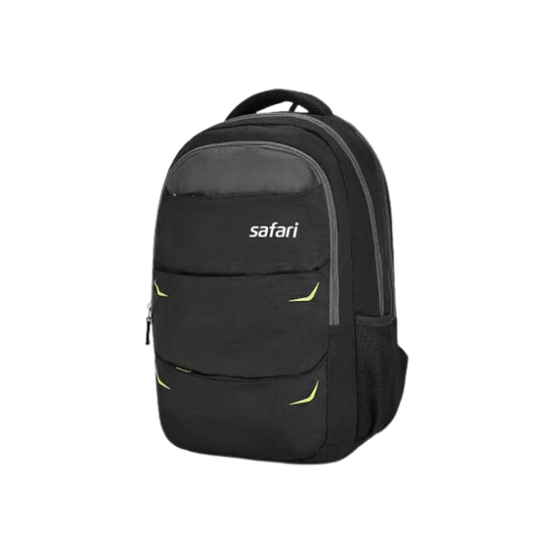 Safari Omega Pro 35L Laptop Backpack with Raincover, 3 compartments, bottle holder, organizer, school bag for boys and girls, college bag for women and men, office bag, travel bag