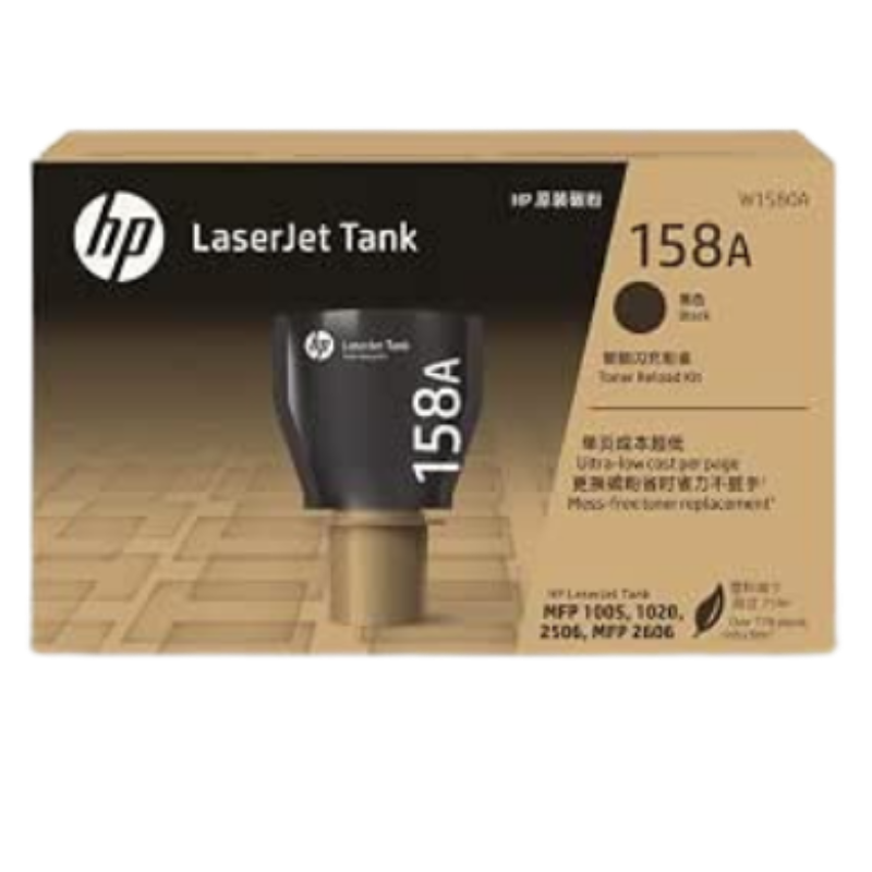 HP 158A Black Original LaserJet Tank Toner Reload Kit