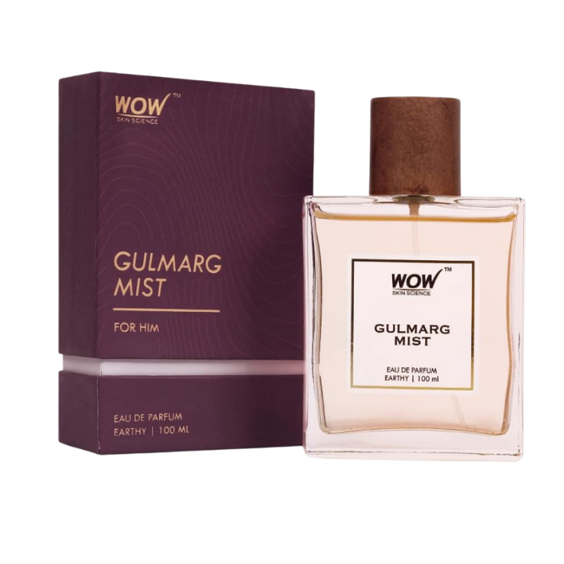 WOW Skin Science Eau De Parfum Gulmarg Mist - Sublime And Earthy All Day Fragrance - Long Lasting & Unisex Perfume (100mL)