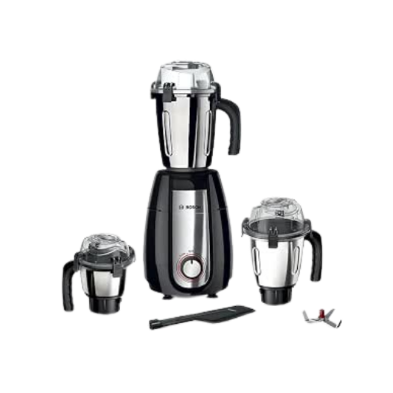 BOSCH TrueMixx Pro 1000 W Mixer Grinder, 1000W 3 Jar Black MGM8836BIN