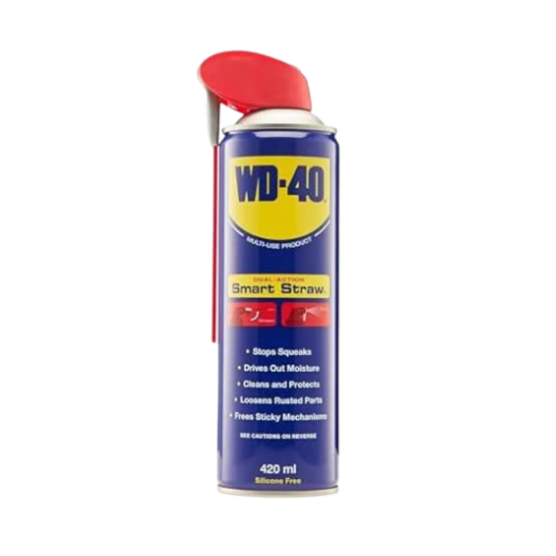 WD 40 Spray Lubricant and Rust Remover with Smart Straw Sprayer 420mL