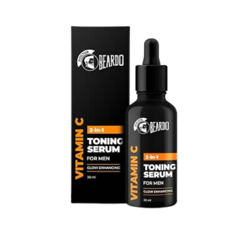 Beardo 15% Vitamin C Serum for Oily Skin | Brightening Face Serum with Hyaluronic Acid & Vitamin E | Non-Irritating & Beginner Friendly | 30ml