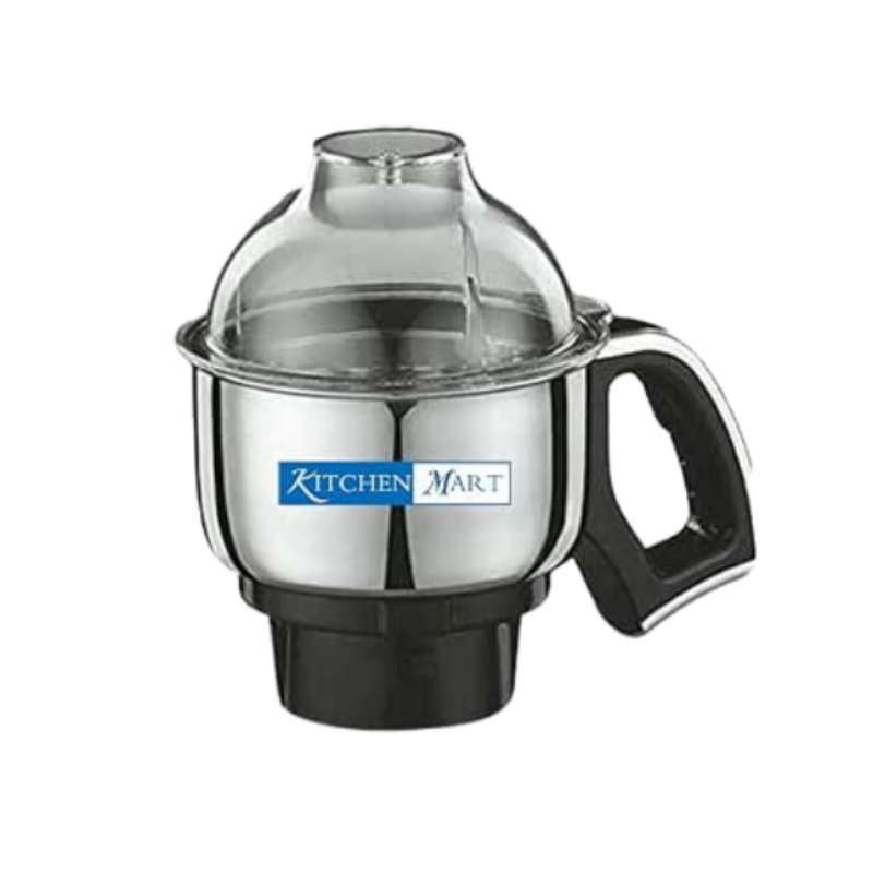 Kitchen Mart Replacement Chutney Jar Compatible with Preethi Zodiac/Zion/Zodiac 2.0/Steele Supreme Mixer Grinder (Silver)