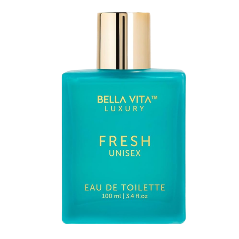 BellaVita Luxury FRESH Eau de Toilette for Men | Premium Mens Perfume with Bergamot, Lavender & Ylang-Ylang | Long-Lasting Perfume for Men | Vegan, Cruelty-Free, French & Italian Oils Perfume, 100ml