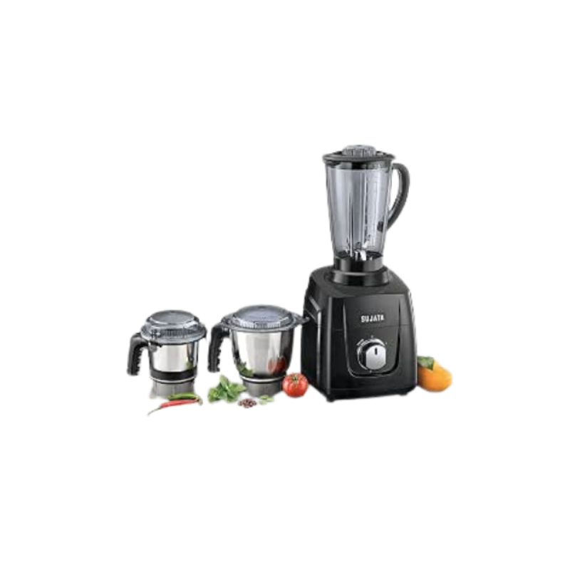Malabar Trading Company Sujata 1000 Watts Juicer Mixer Grinder | Sujata MG01 Mixer Grinder | The New Generation Mixer Grinder | Powerful and Versatile Kitchen Appliance | 1000 Watts Motor | 3 Jars