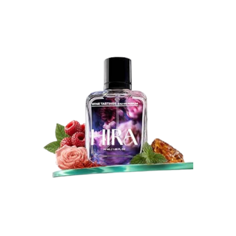 HIRA Wine Tastings Perfume for Woman 50 ml | Rose & Oudh Scent | Long Lasting Eau de Parfum Premium Luxury Fragrance | Gifts for Girlfriend & Date Night Perfume