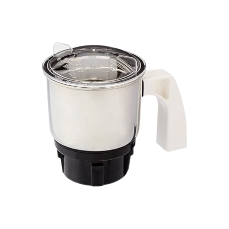 Preethi MGA 501 0.4L Chutney Jar for Eco Plus/Chef Pro and Blue Leaf, Small, Silver