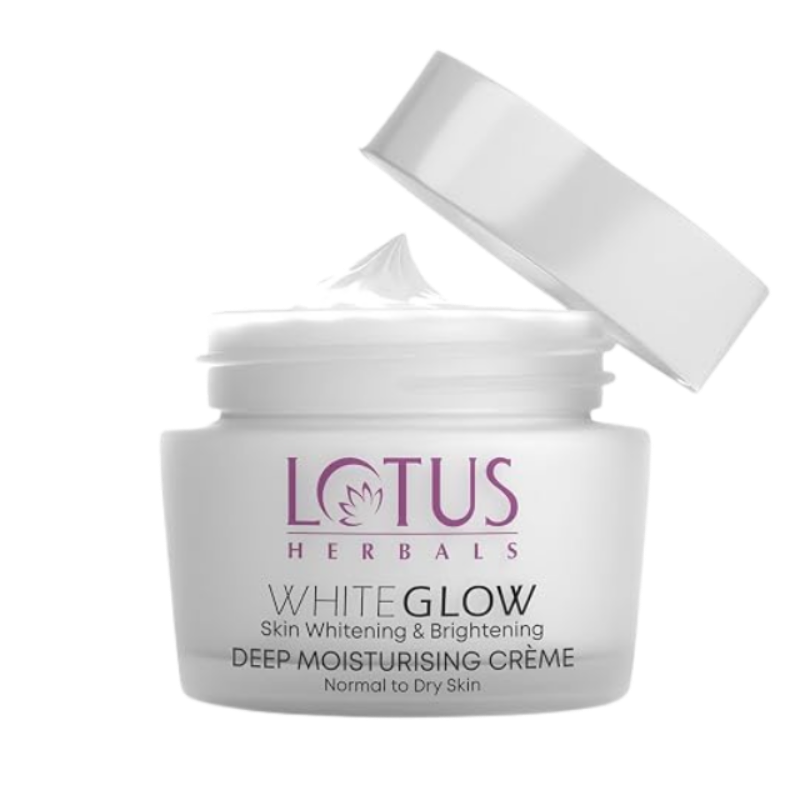 Lotus Herbals White glow Skin Whitening and Brightening Deep Moisturising Crème Spf 20 Pa+++, 40 g