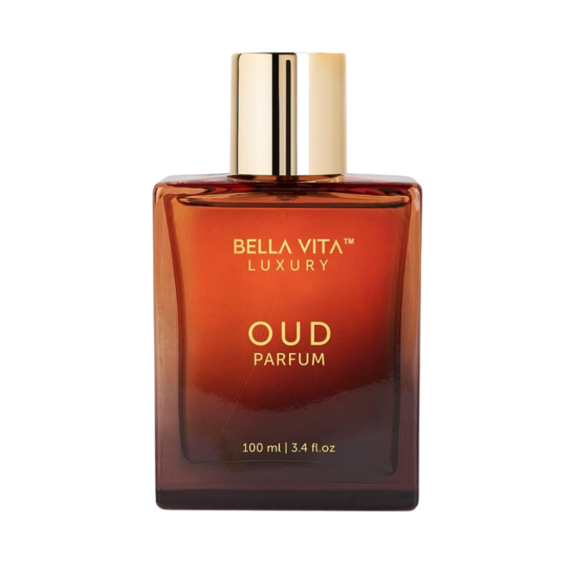 BellaVita Luxury Oud Unisex Perfume | Sweet & Woody Arabian Women & Men Perfume | Long-Lasting Oud Perfume for Women & Men with Vanilla Notes | Vegan, Cruelty-Free, Perfume Oils, 100ml