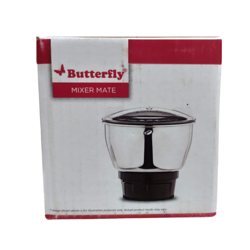 Butterfly Stainless Steel Chutney Jar, 500 Ml , Black | deal for grinding spices, chutneys, masalas, herbs, and other food ingredients with ease.